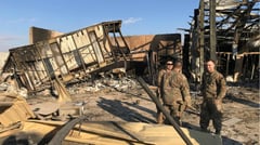 Rockets hit Iraq base, wound U.S. troops